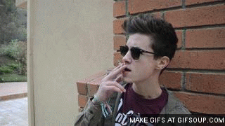 Your friend mocks at you every time they take the first drag of a ciggie
